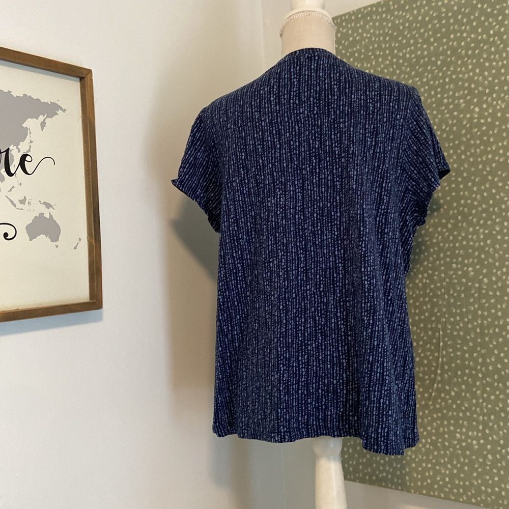 Athleta Blue Organic Daily Crew Tee T-shirt Size XL - Picture 5 of 8